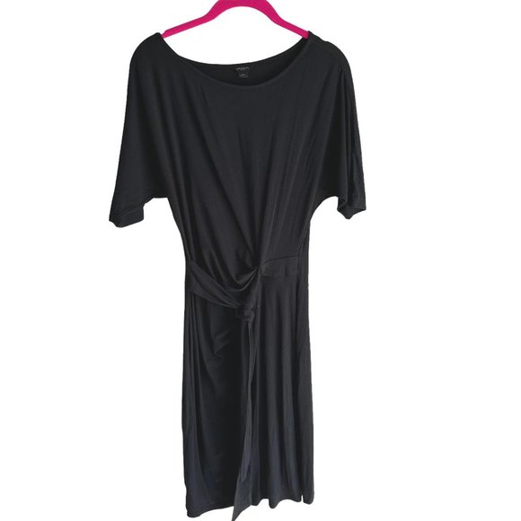 ANN‎ TAYLOR Black Ladies Casual Career Comfy Dress, XS - Picture 1 of 4
